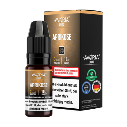 Avoria - Apfel E-Zigaretten Liquid - Aprikose