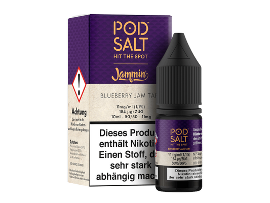 Pod Salt Fusion - Blueberry Jam Tart - Nikotinsalz Liquid